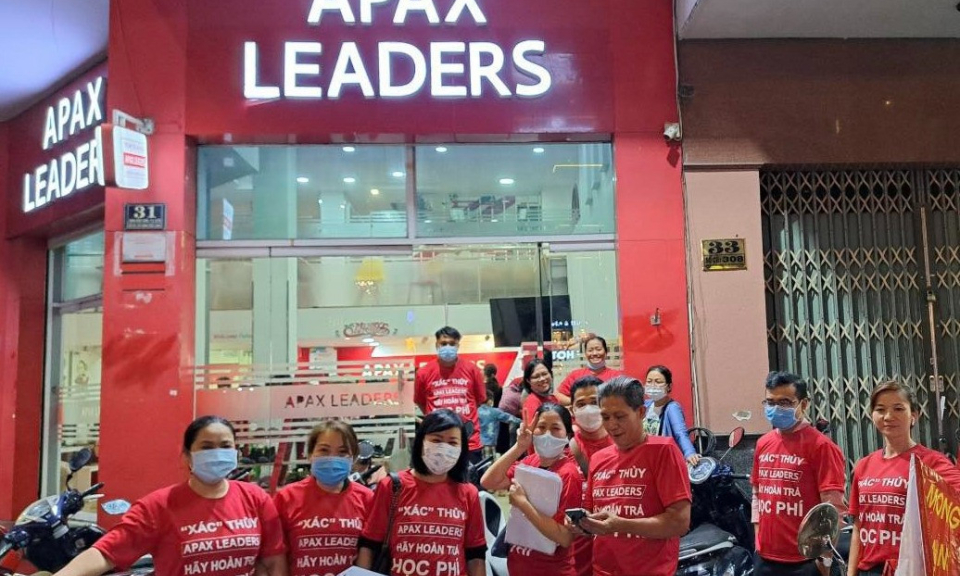 Chính thức đình chỉ hoạt động 40 trung tâm Apax Leaders ở TP.HCM