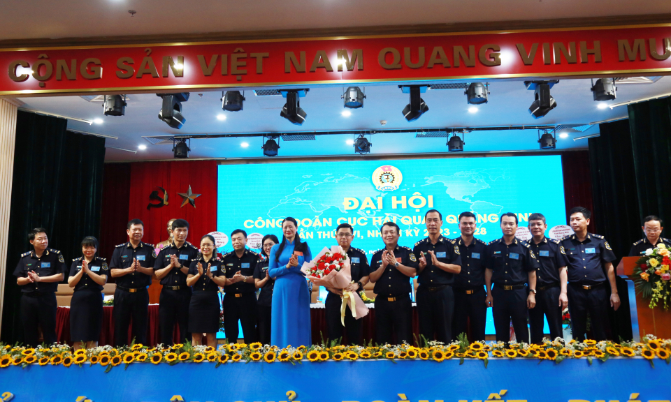 Ngày 27/4, Công đoàn Cục Hải quan tỉnh tổ chức Đại hội lần thứ XVI, nhiệm kỳ 2023 – 2028.