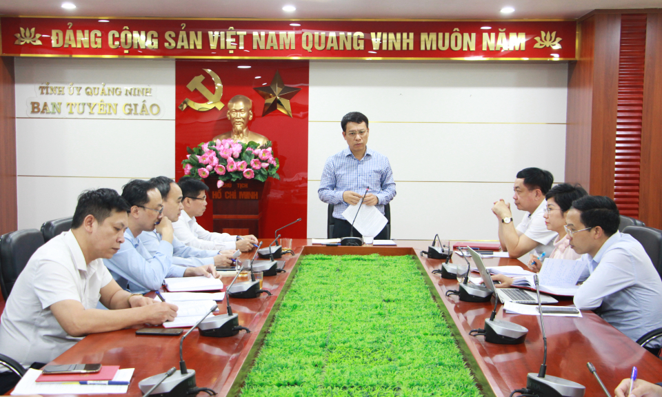 Đánh giá tiến độ triển khai Cuộc thi “Học tập và làm theo tư tưởng, đạo đức, phong cách Hồ Chí Minh”