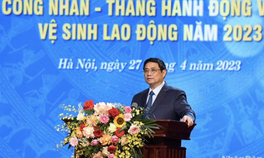 Thủ tướng Phạm Minh Chính dự Lễ phát động Tháng Công nhân năm 2023