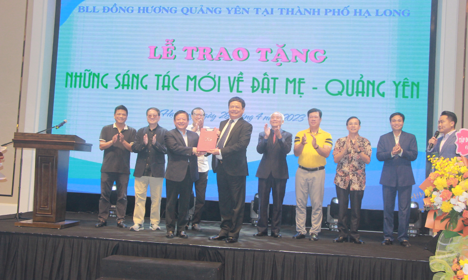 Trao tặng ca khúc sáng tác mới về Quảng Yên năm 2023