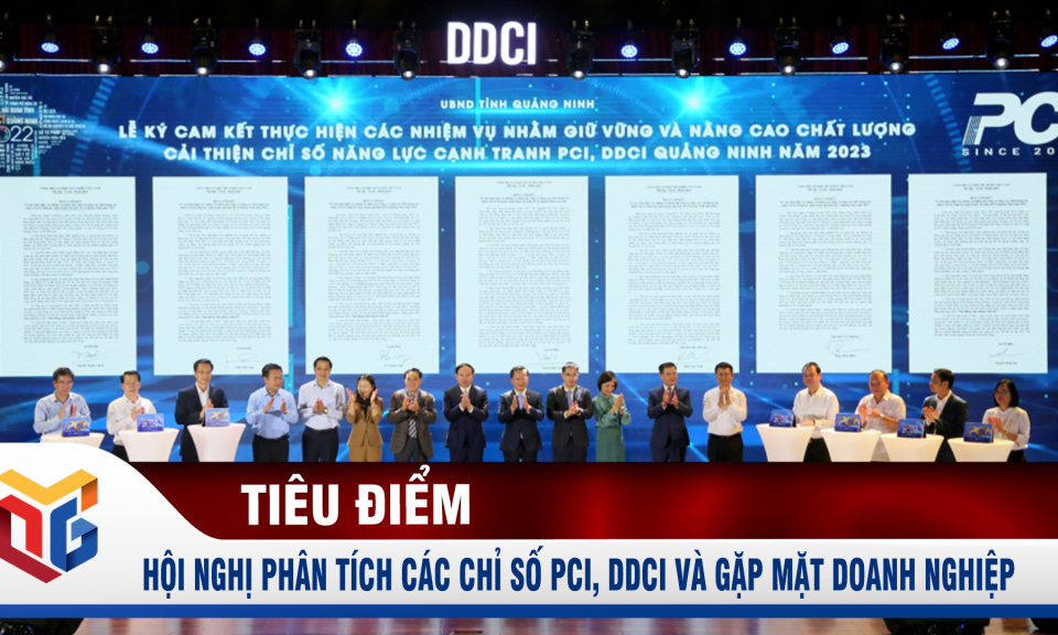 Hội nghị phân tích các chỉ số PCI, DDCI và gặp mặt doanh nghiệp