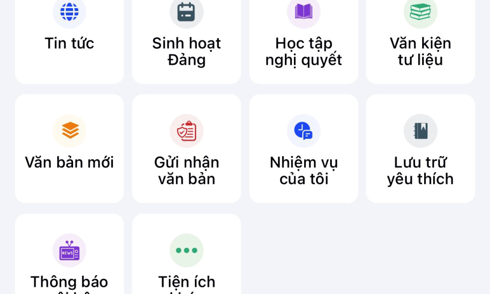 Số hóa nghiệp vụ công tác Đảng