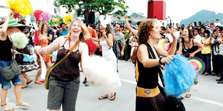 Carnaval Hạ Long 2007 lần đầu xuất hiện đã gây được nhiều ấn tượng với du khách. Ảnh tư liệu Báo Quảng Ninh