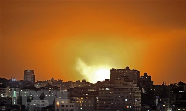 Israel tien hanh khong kich Dai Gaza khien 12 nguoi thiet mang hinh anh 1