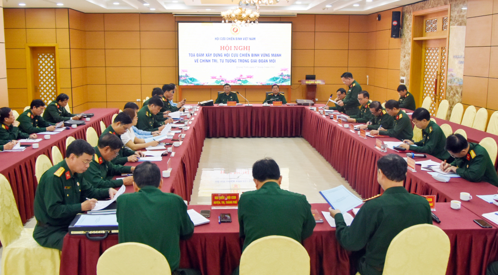 Hội CCB tỉnh tổ chức tọa đàm xây dựng hội CCB vững mạnh về chính trị, tư tưởng trong giai đoạn mới, năm 2023.