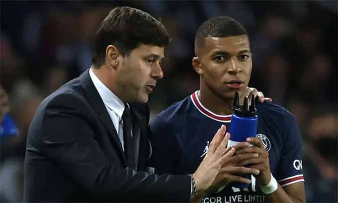 Khi còn dẫn dắt PSG, Poch có mối quan hệ rất tốt đẹp với siêu sao Kylian Mbappe