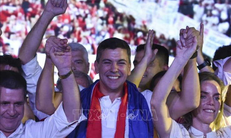 Ông Santiago Peña đắc cử Tổng thống Paraguay