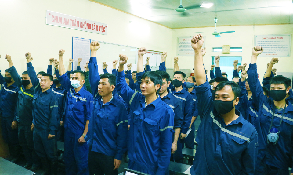 Công ty Than Mạo Khê: Phát động thi đua hưởng ứng Tháng hành động về ATVSLĐ - Tháng Công nhân năm 2023