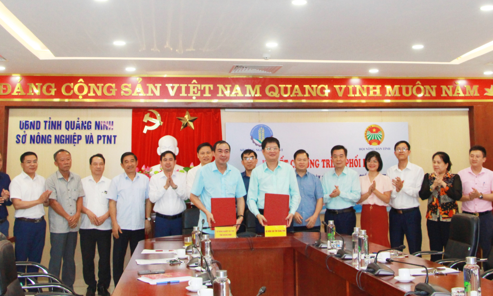 Sở NN & PTNT và Hội Nông dân tỉnh ký kết chương trình phối hợp giai đoạn 2023-2025