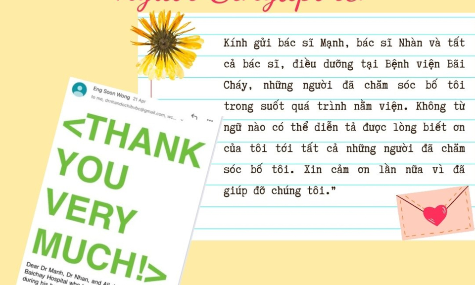 Những lá thư ấm lòng người thầy thuốc