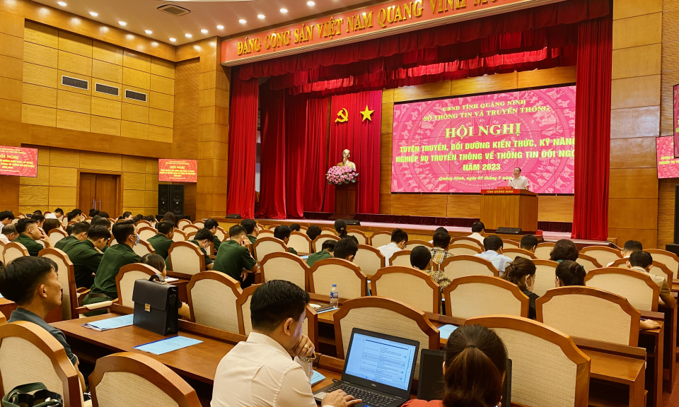 Bồi dưỡng kiến thức, kỹ năng, nghiệp vụ truyền thông về thông tin đối ngoại năm 2023