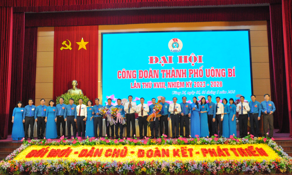 Đại hội điểm Công đoàn thành phố Uông Bí thành công tốt đẹp
