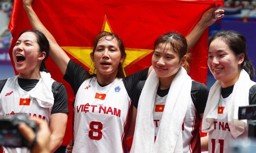 SEA Games 32: Vietnam seize historic gold medal in women's basketball