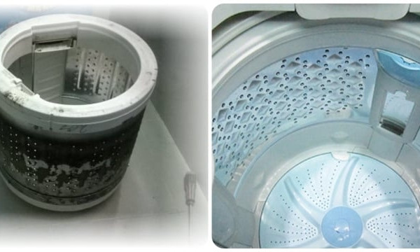 Cách vệ sinh máy giặt cửa trên đúng cách