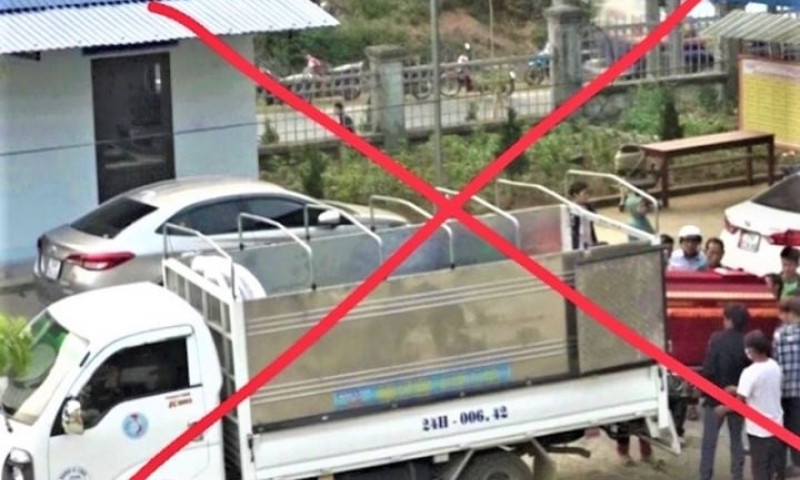 Lai Châu: Khởi tố tài xế chở quan tài, vòng hoa tới UBND xã gây rối
