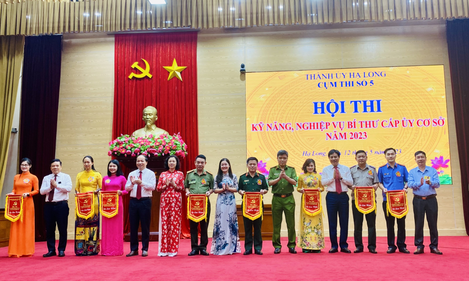 TP Hạ Long tổ chức Hội thi kỹ năng, nghiệp vụ Bí thư cấp ủy cơ sở năm 2023
