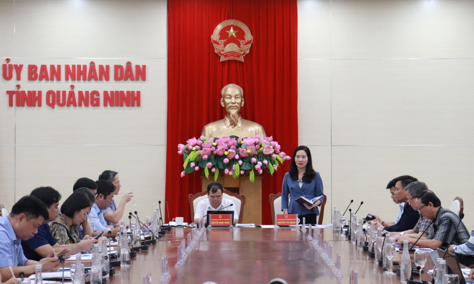Họp bàn điều chỉnh một số nội dung trong kế hoạch xây dựng Hồ sơ Yên Tử