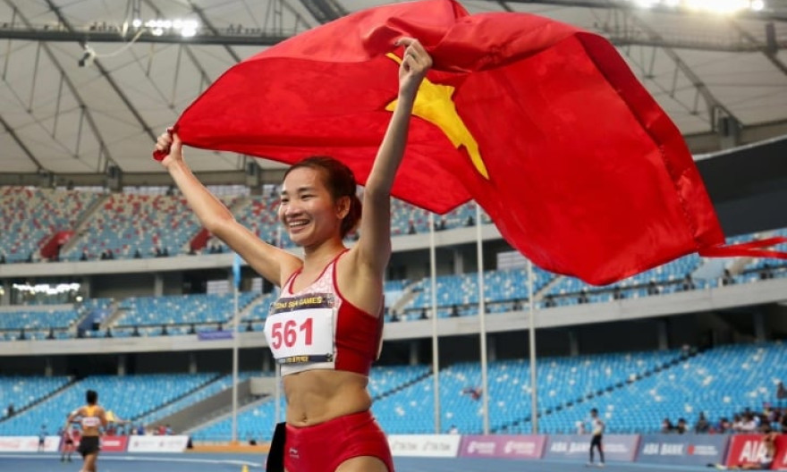 Giành 4 HCV ở SEA Games 32, Nguyễn Thị Oanh lập kỷ lục Việt Nam