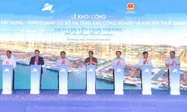 Khởi công khu phi thuế quan cảng biển lớn nhất Việt Nam