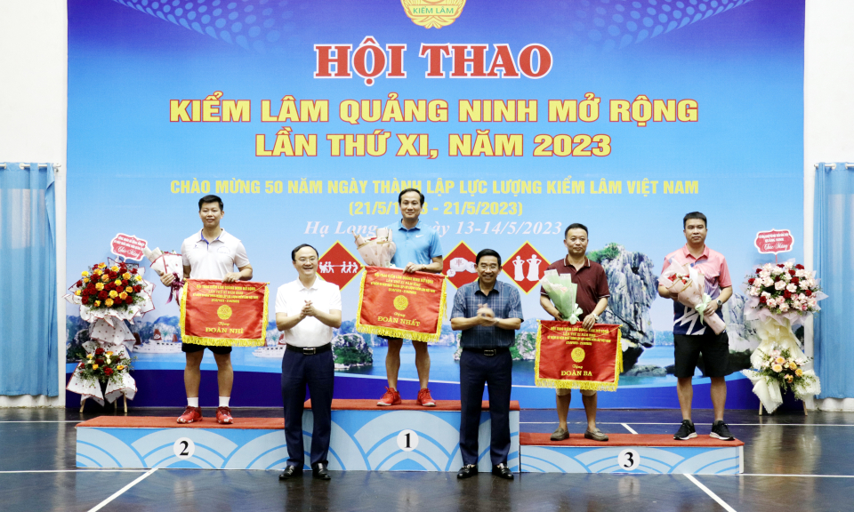 Trường Cao đẳng Nông lâm Đông Bắc giành giải Nhất toàn đoàn Hội thao ngành Kiểm lâm 2023
