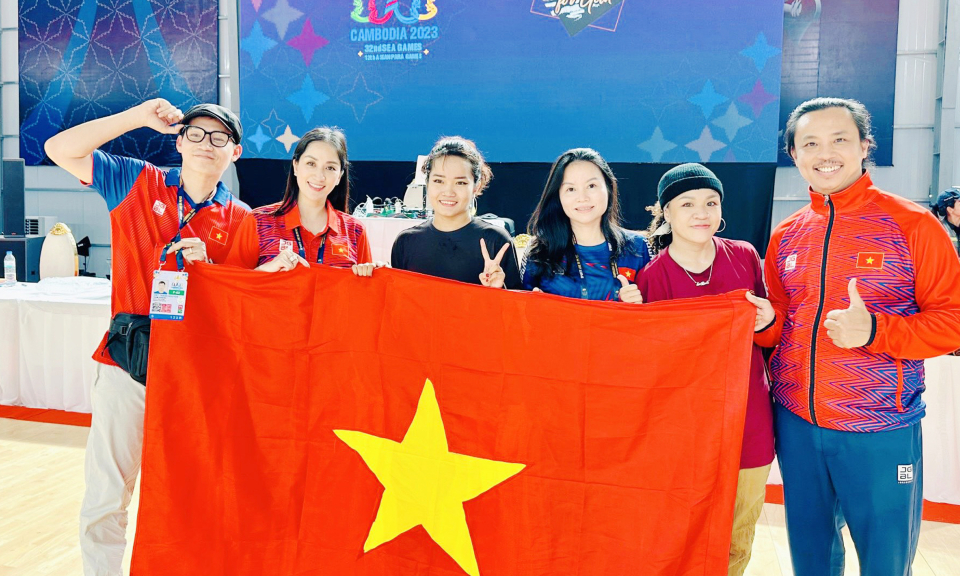 VĐV Quảng Ninh giành cả HCV và HCB môn Dancesport-Breaking tại SEA Games 32