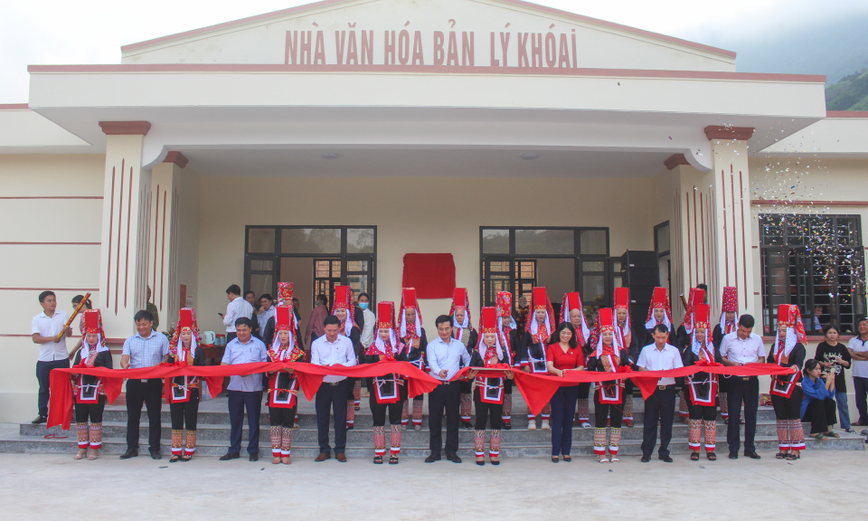 Khánh thành Nhà văn hóa bản vùng cao Lý Khoái tại huyện Đầm Hà