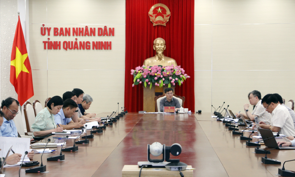Nghe và cho ý kiến về Đề án “Phát triển dịch vụ logistics tỉnh Quảng Ninh đến năm 2035, tầm nhìn 2045”