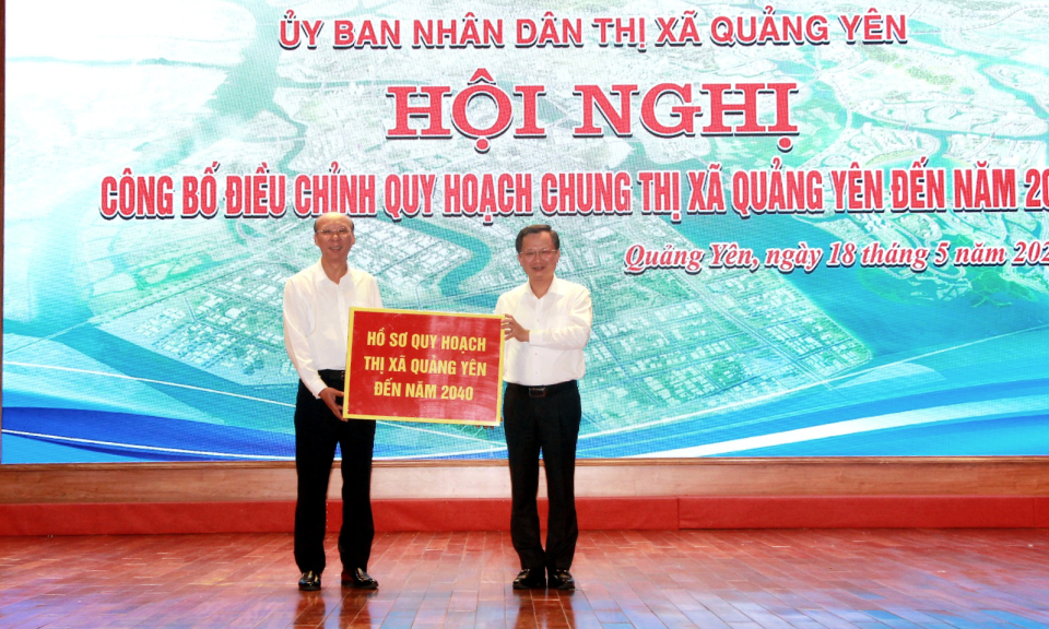 Công bố điều chỉnh Quy hoạch chung TX Quảng Yên