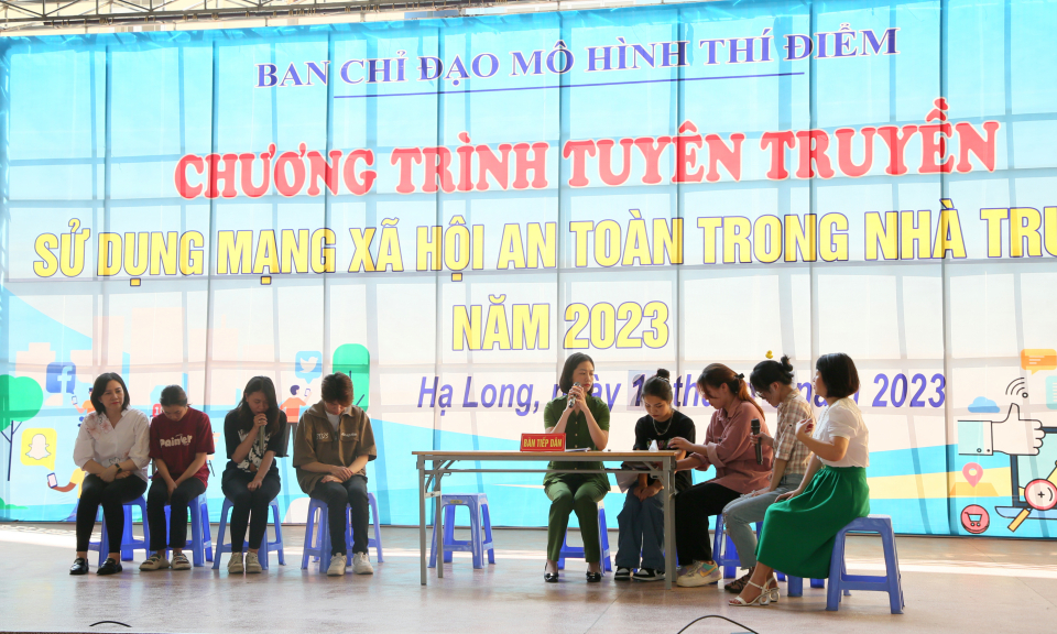 Tuyên truyền sử dụng mạng xã hội an toàn cho học sinh sinh viên
