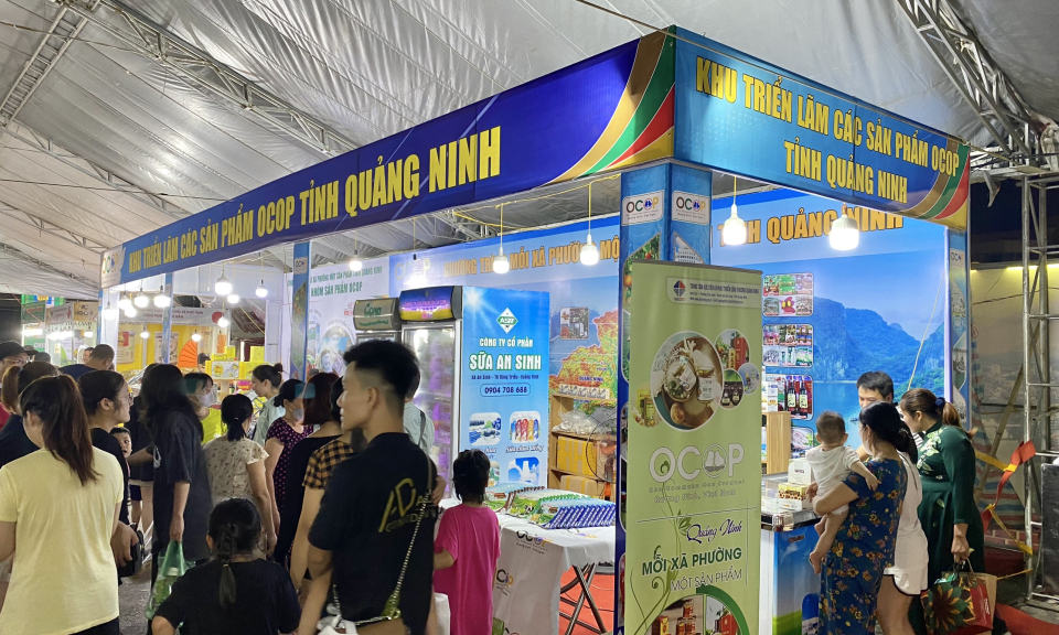 Trên 100 Sản phẩm OCOP Quảng Ninh tham gia Hội chợ Triển lãm “Công Thương - OCOP Thái Nguyên 2023”