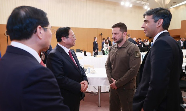 Thủ tướng Phạm Minh Chính gặp Tổng thống Ukraine