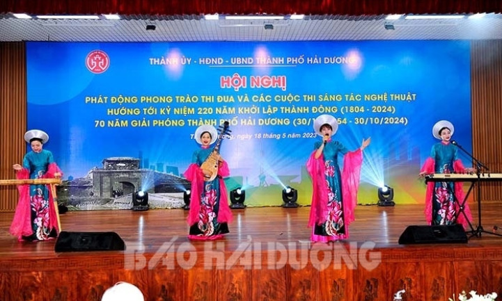 TP Hải Dương phát động phong trào thi đua, các cuộc thi viết và sáng tác nghệ thuật