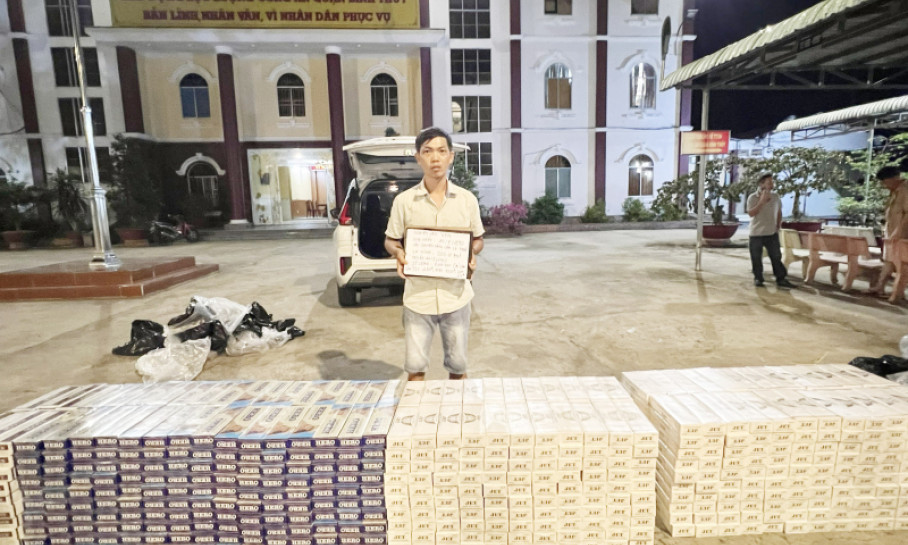 Vận chuyển thuốc lá lậu từ Long An về Cần Thơ tiêu thụ thì bị bắt