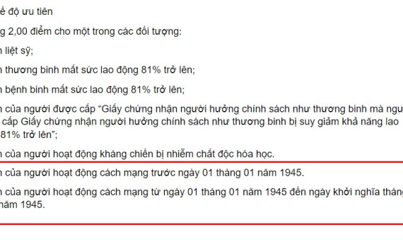 Cộng điểm thi lớp 10 cho con người hoạt động cách mạng trước 1945 gây xôn xao