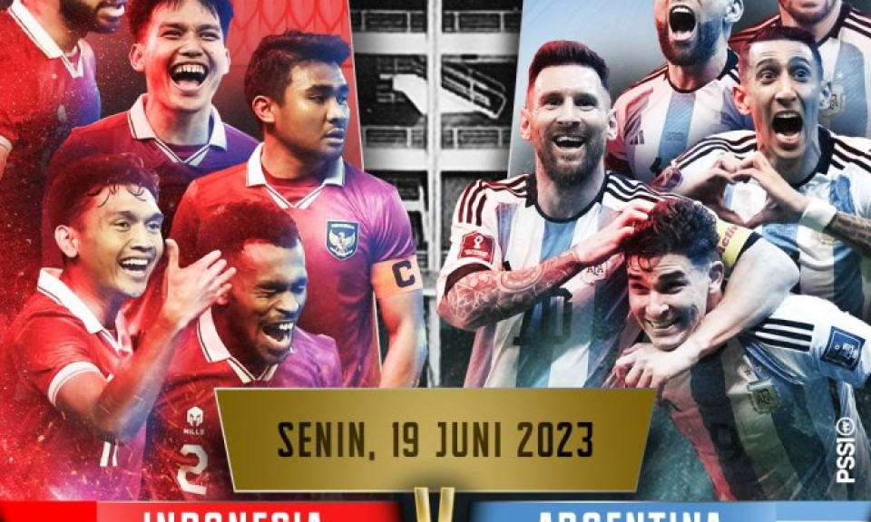 Indonesia xác nhận đấu Argentina ngày 19/6