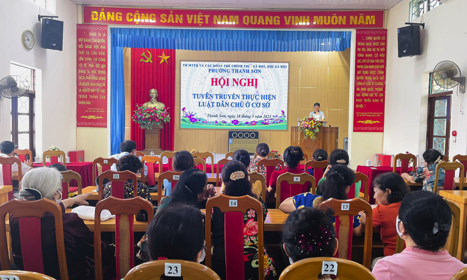 Uông Bí: Phát huy dân chủ ở cơ sở