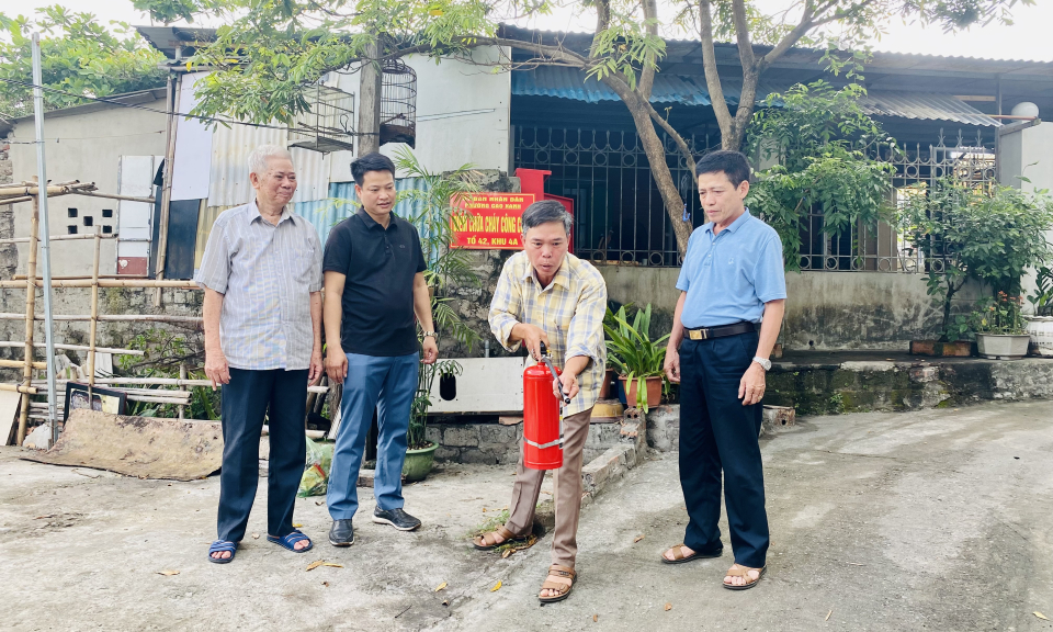 Hạ Long: Nhân rộng mô hình phòng cháy chữa cháy