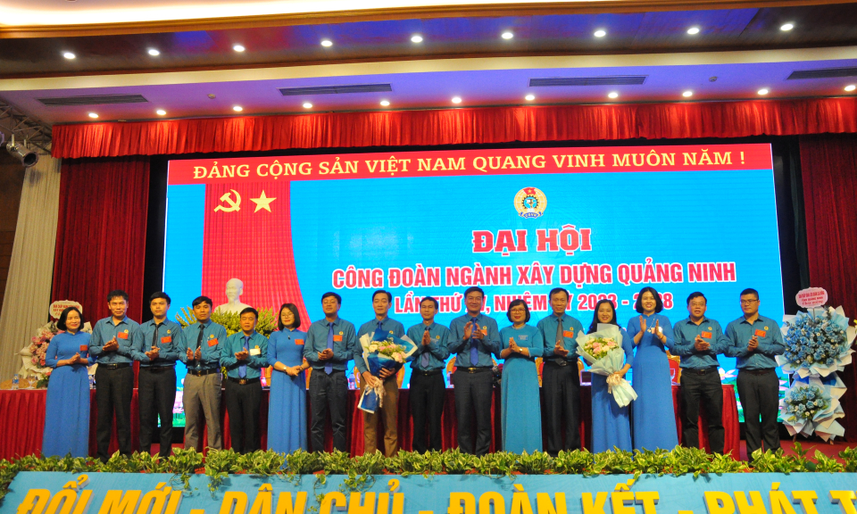 Đại hội Công đoàn ngành Xây dựng Quảng Ninh thành công tốt đẹp