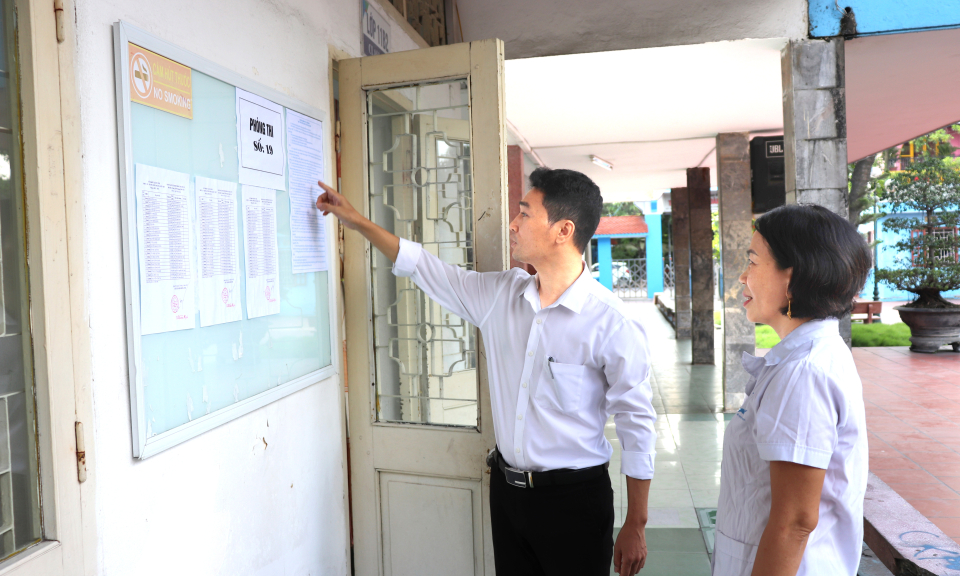 Cho một kỳ thi an toàn, nghiêm túc