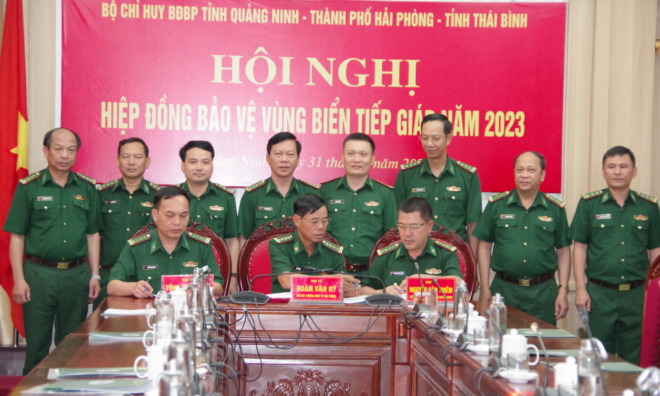 BĐBP Quảng Ninh, Hải Phòng, Thái Bình phối hợp hiệp đồng bảo vệ vùng biển tiếp giáp