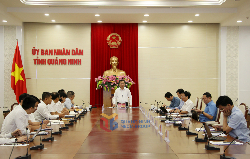 Đồng chí Cao Tường Huy, Quyền Chủ tịch UBND tỉnh, phát biểu kết luận.