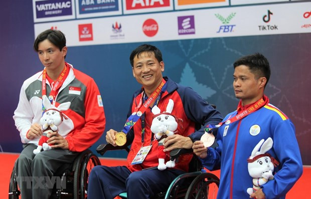 ASEAN Para Games: Viet Nam vung vang o vi tri thu 3 bang tong sap hinh anh 1