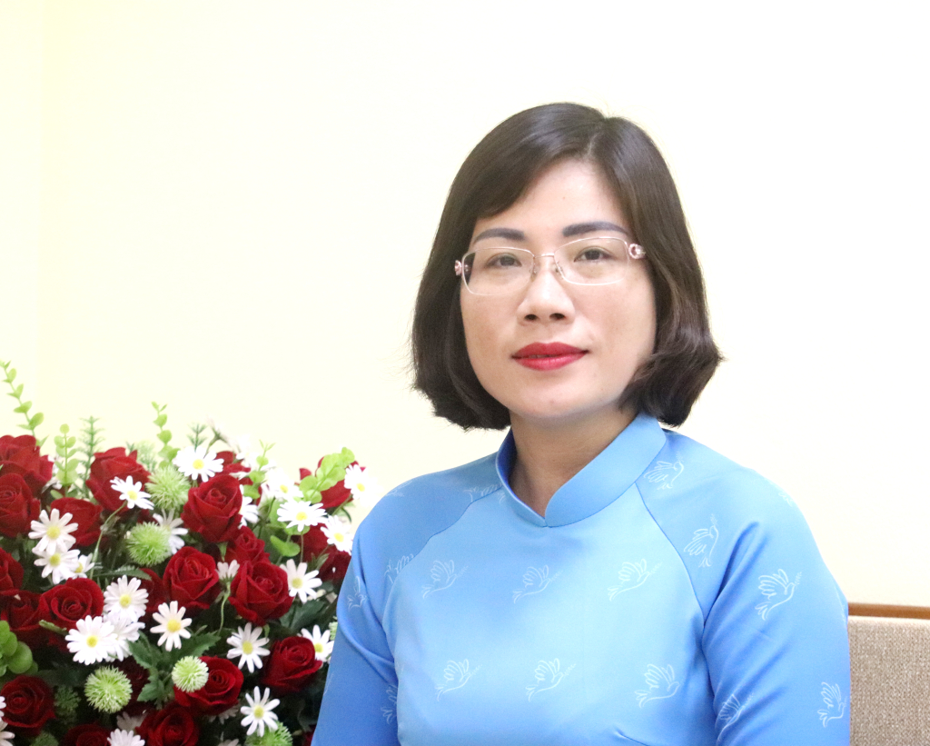 Đồng chí Nguyễn Thị Thủy, Phó Chủ tịch Hội Liên hiệp Phụ nữ tỉnh Quảng Ninh