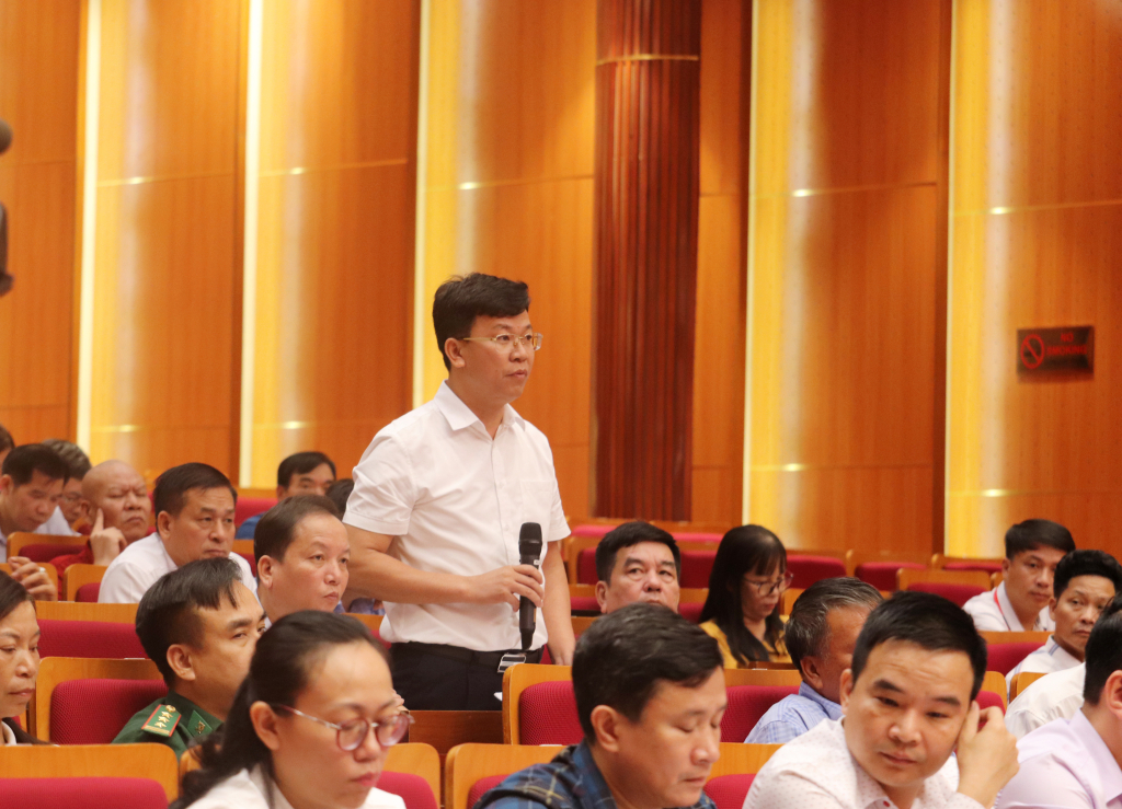 Lãnh đạo UBND huyện Hải Hà giải đáp kiến nghị, đề xuất của doanh nghiệp, HTX.