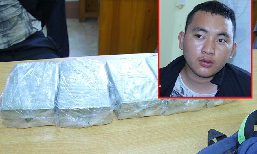 Vận chuyển trái phép 10 bánh heroin từ Lào về Việt Nam
