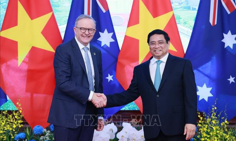 Thủ tướng Phạm Minh Chính hội đàm với Thủ tướng Australia 