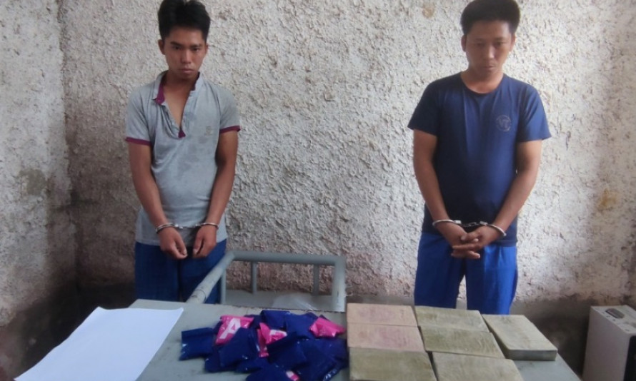 Hai anh em ruột vận chuyển 7 bánh heroin xuyên quốc gia