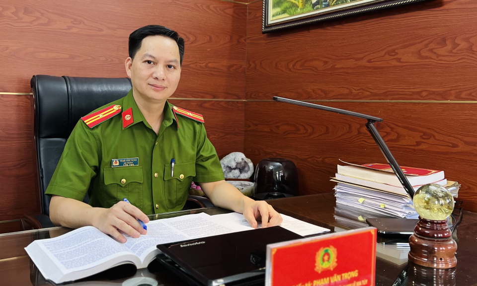 Thiếu tá Phạm Văn Trọng - Đội trưởng chống ma túy