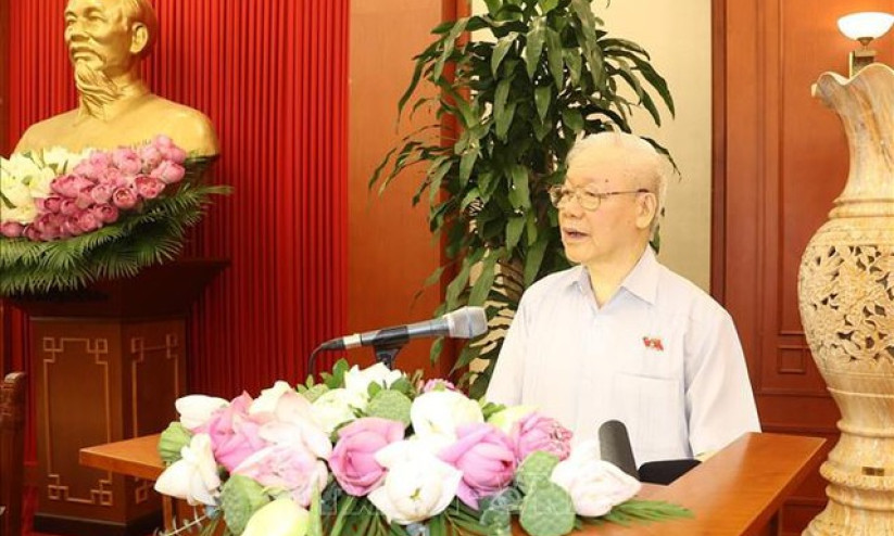 Tổng Bí thư Nguyễn Phú Trọng gặp mặt Nhóm nữ đại biểu Quốc hội Việt Nam khóa XV